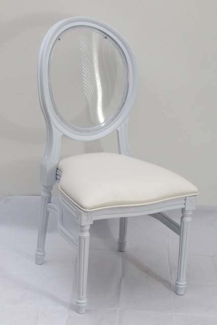 White Louis Chair for Hire .